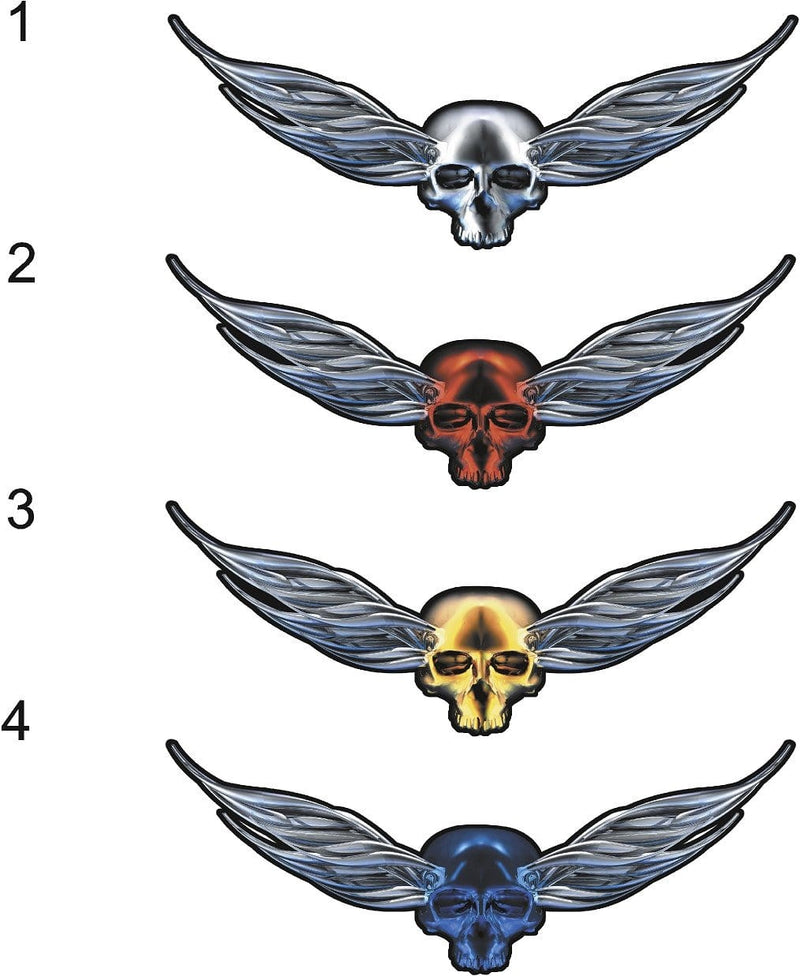winged skull color chart